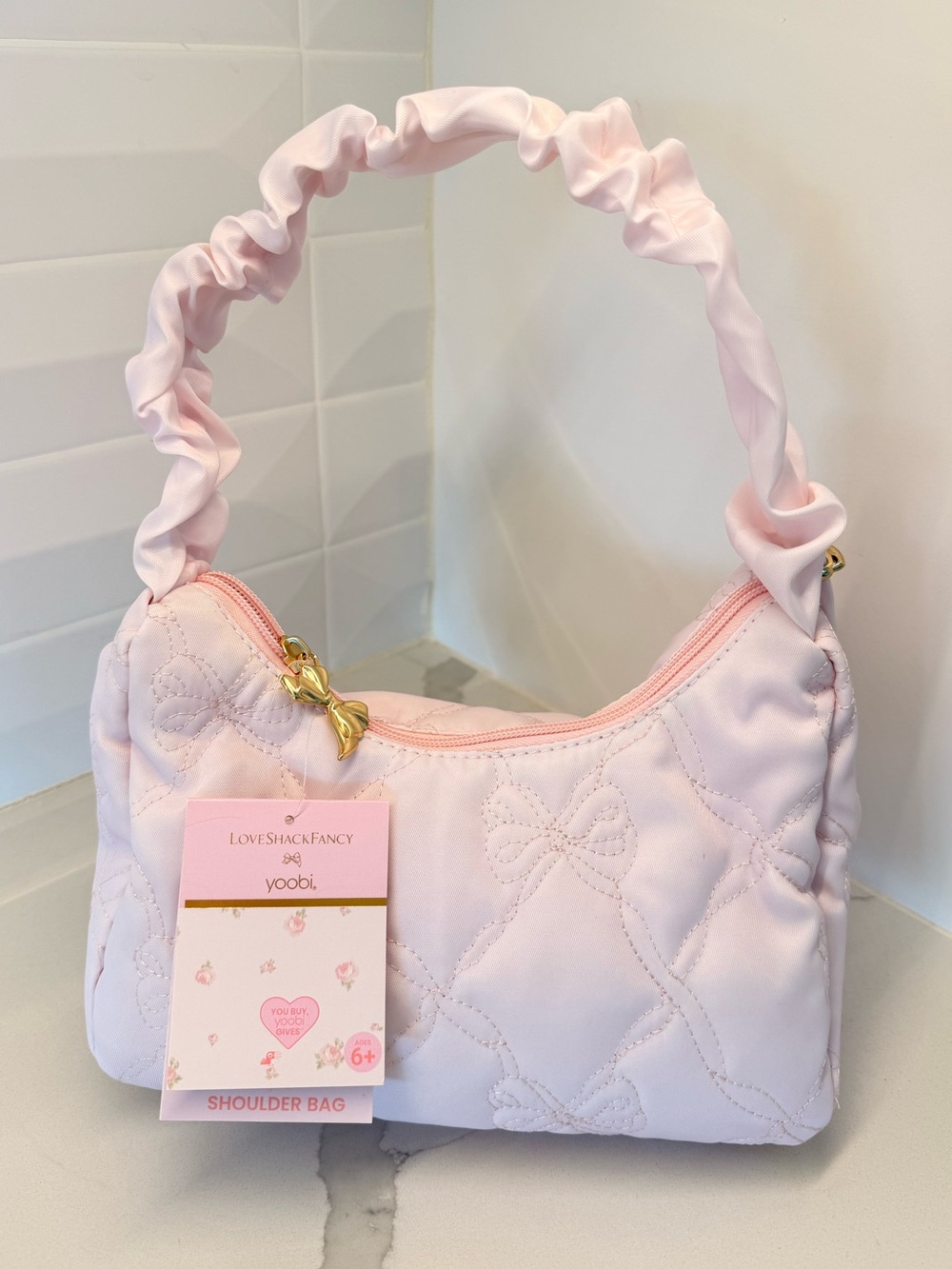 ✨ LoveShackFancy x Target - Yoobi Shoulder Bag - Ballet Bloom